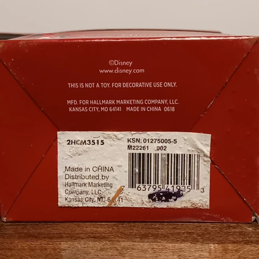 Hallmark Disney Mickey & Minnie Mouse 2018 Christmas Ornaments NIB